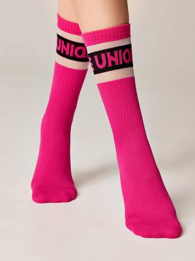 CONTE ACTIVE Удлиненные носки с полосками из прозрачной сетки