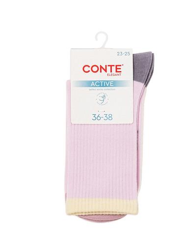 CONTE ACTIVE Удлиненные женские хлопковые носки
