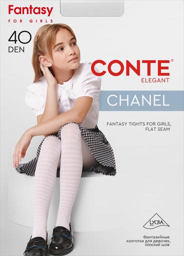 CONTE CHANEL Колготки с рисунком «гусиная лапка»128-134