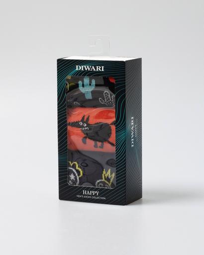 DIWARI Хлопковые носки HAPPY (3 пары)42-43