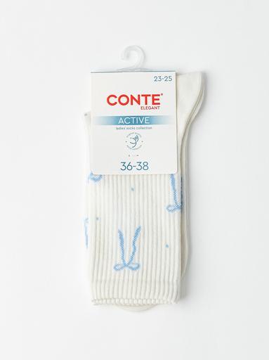 CONTE ACTIVE Удлиненные женские хлопковые носки