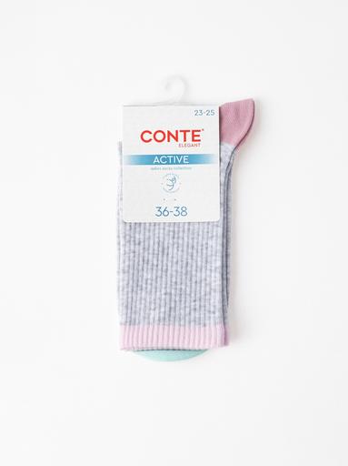 CONTE ACTIVE Удлиненные женские хлопковые носки