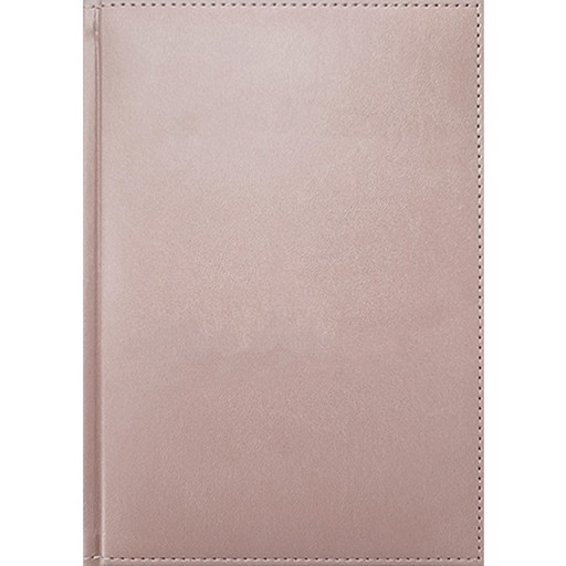 Ежедневник полудатированный, А6, 128 л., 60 г/м2, тв. перепл., и/к, поролон, Plano Sorrento_пудровый