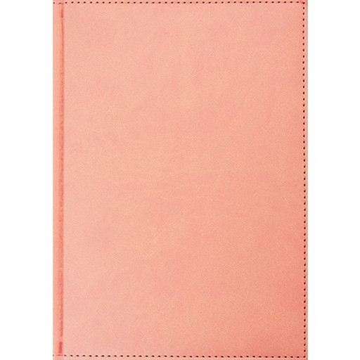 Ежедневник полудатированный, А5, 128 л., 60 г/м2, тв. перепл., и/к, поролон, Plano Sorrento_пудровый