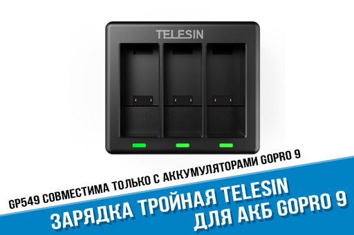 Зарядное устройство для GoPro HERO 9 Black