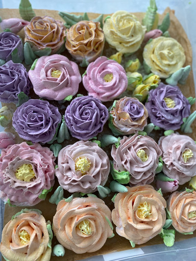Зефирные цветы