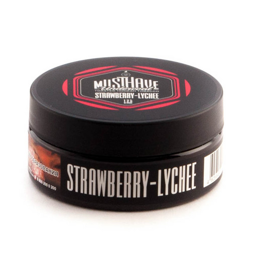 Musthave 125 гр Strawberry lychee