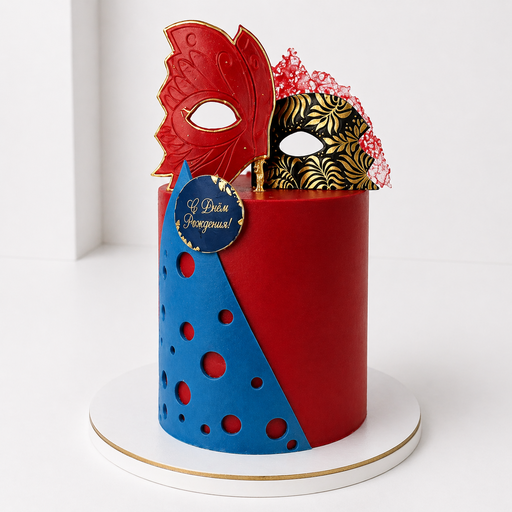Торт "Венецианская маска"