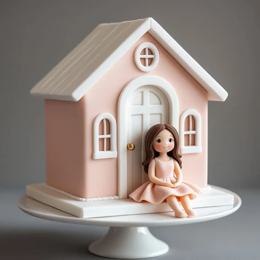 Розовый особнячок