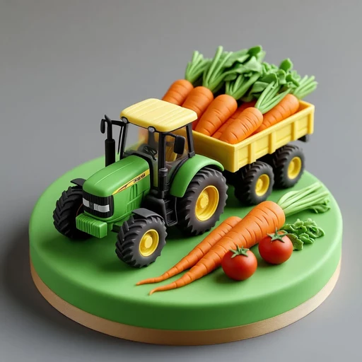 Сельский трактор