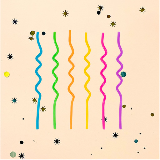 Свечи "raindow spiral candels"