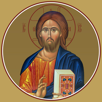 Господь Вседержитель (на Царские врата), 50x100 см, арт Ид23867