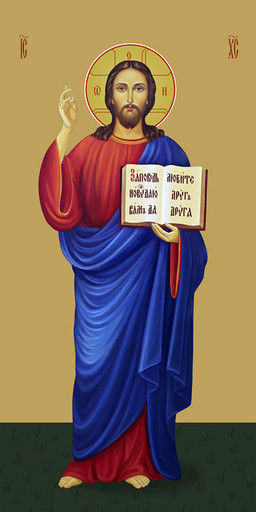 Мерная икона, Господь Вседержитель, 50x100 см, арт Ид24772