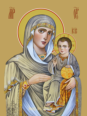 Казанская икона божьей матери, 50x100 см, арт Ид22766