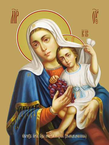 Пресвятая Богородица Покрывающая (Домодедовская), 15x20x1,8 см, арт Ид3610