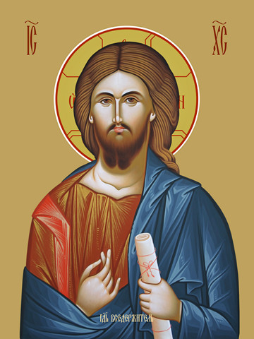 Господь Вседержитель, 50x100 см, арт Ид22600