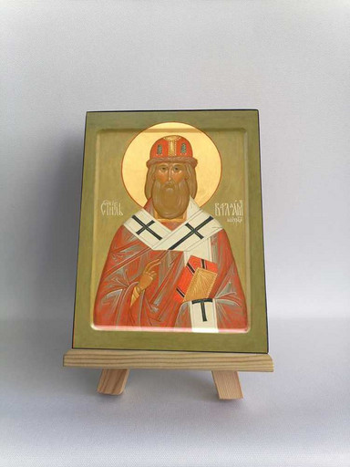 Варлаам Махрищский, Суздальский, 15x20 см, арт Б0208