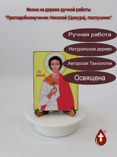 Преподобномученик Николай (Цикура), послушник, арт В4161