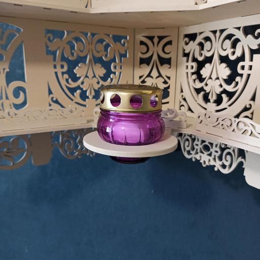 Лампада неугасимая (фонарик) сиреневая