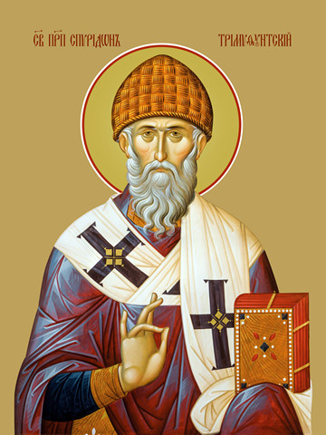 Спиридон Тримифунтский, преподобный, 50x100 см, арт Ид23495