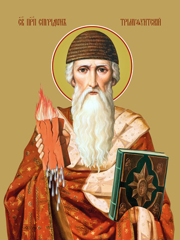 Спиридон Тримифунтский, преподобный, 25x28 см, арт Ид25562