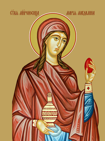 Святая Мироносица Мария Магдалина, 15x20x1,8 см, арт Ид25431