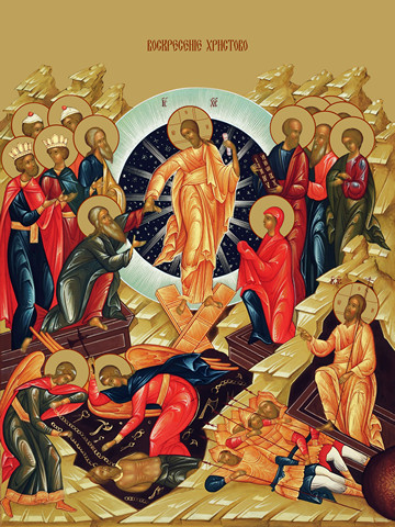 Воскресение Христа, 50x100 см, арт Ид23986
