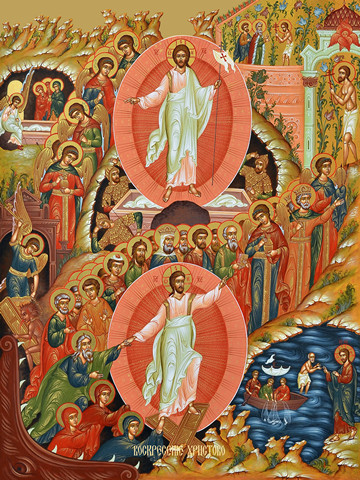 Воскресение Христа, 50x100 см, арт Ид24069