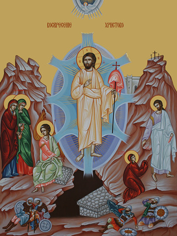 Воскресение Христа, 50x100 см, арт Ид23995
