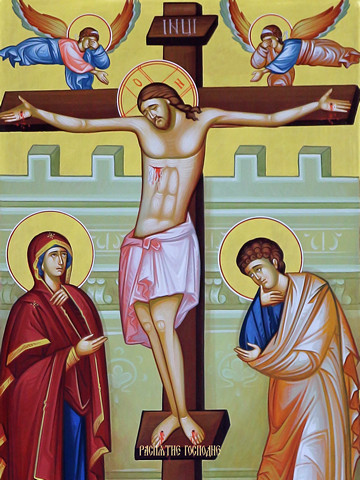 Распятие Христа, 35x48 см, арт Ид17238