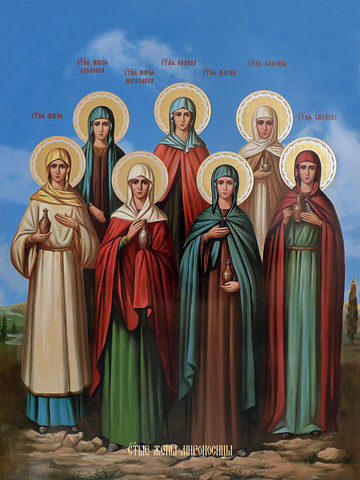 Жены Мироносицы, 50x100 см, арт Ид24246