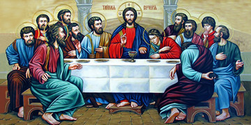 Тайная вечеря, 50x100 см, арт Ид24393