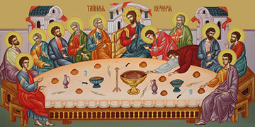 Тайная вечеря, 50x100 см, арт Ид24396