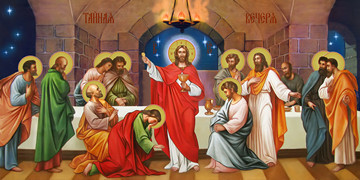 Тайная вечеря, 50x75 см, арт Ид22085