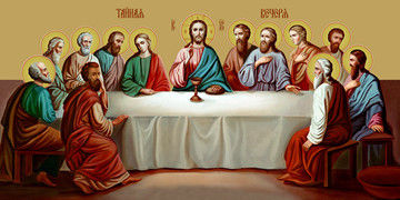 Тайная вечеря, 50x75 см, арт Ид22086