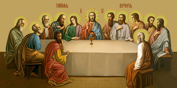 Тайная вечеря, 50x100 см, арт Ид24411