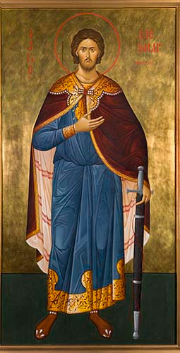 Александр Невский, благ.кн., 50x100 см, арт Ик31507