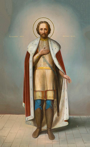 Александр Невский, благ.кн., 50x100 см, арт Ик31510