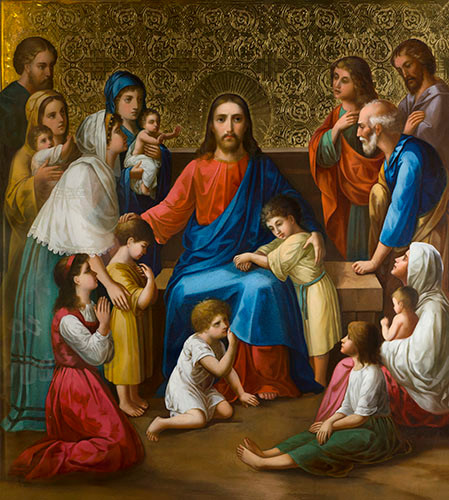 Благословение детей, 15x20 см, арт Ик18868
