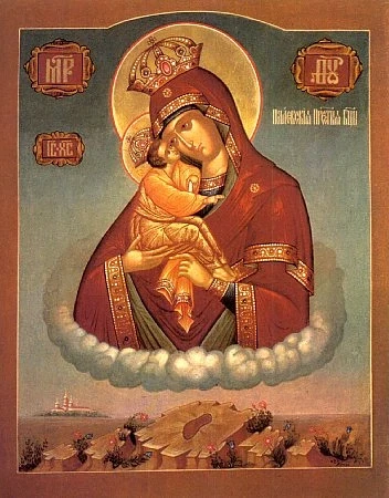 Богородица Почаевская, арт В915