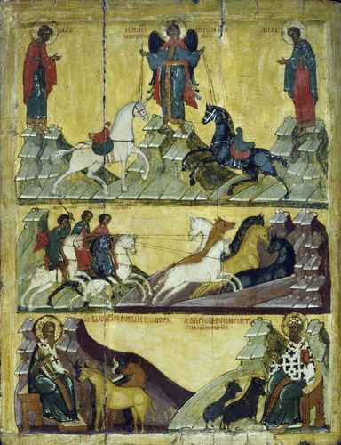 Чудо о Фроле и Лавре, 15x20 см, арт А781