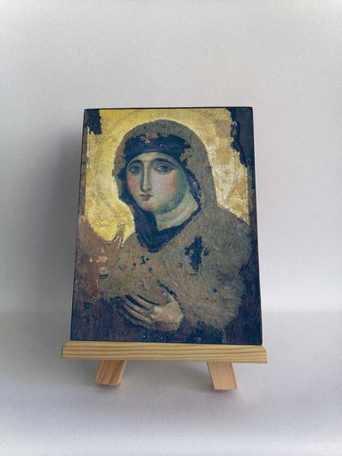 Чудотворная икона Божией Матери Агиосоритисса. 15x20 см, арт Б0193