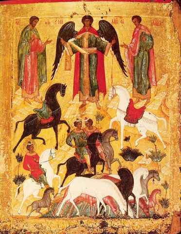 Флор и Лавр, 15x20 см, арт А3214