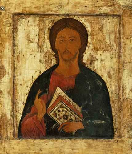 Христос Вседержитель, ок. 1680 год, 9,5x10,5 см, арт А826