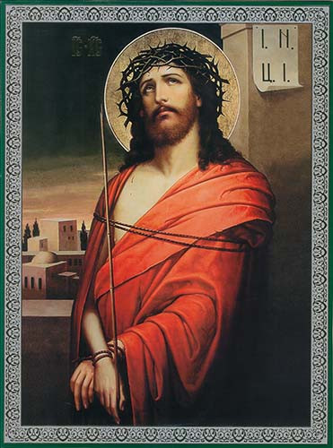 Иисус Христос в терновом венце, 25x52 см, арт Ик25637