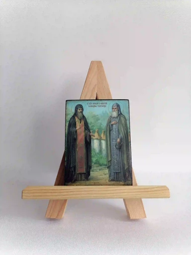 Зосима и Савватий, 7,5x10 см, арт Ид9632-2