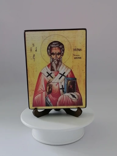 Мирон Критский, Чудотворец, 10,5x14x2 см (Липа), арт А6231-3