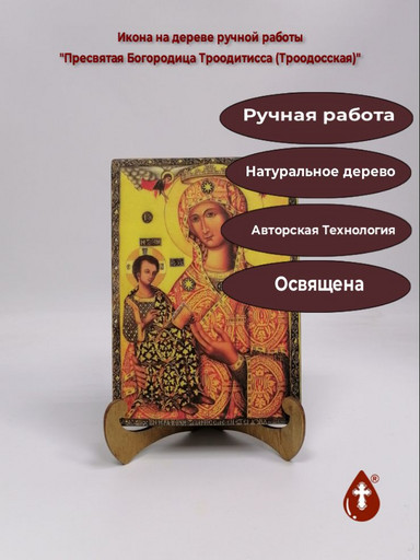 Пресвятая Богородица Троодитисса (Троодосская), 14x20x3 см, арт А6888