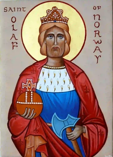 Олаф (Олав) Норвежский благоверный король, арт А4707