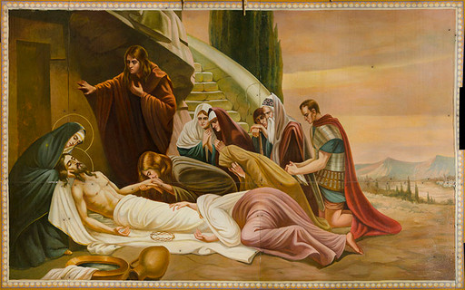 Положение во гроб, 15x20 см, арт Ик19905